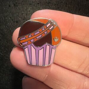 Disneyland wave B hidden Mickey Chewbacca Cupcake Enamel Pin